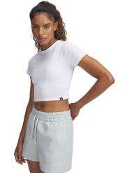 Under Armour Koszulka sportowa "Rival Rib" w kolorze białym rozmiar: XS. Białe t-shirty sportowe Under Armour, xs, bez wzorów, bez ramiączek, outdoorowe. Za 69.95 zł.