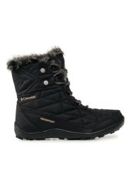Columbia Śniegowce Minx™ Shorty III BL591010 Czarny. Czarne śniegowce Columbia, bez wzorów, z materiału, bez zapięcia. Za 499.99 zł.