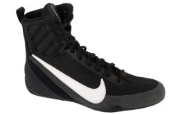 Buty bokserskie unisex, Machomai 3. Czarne buty treningowe Nike, bez wzorów, z materiału, bez zapięcia. Za 499.99 zł.