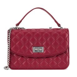 Torebka Badura. Czerwone torebki klasyczne Badura, bez wzorów, klasyczne, bez dodatków. Za 199.99 zł.
