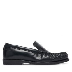 Mokasyny Calvin Klein. Czarne mokasyny Calvin Klein, bez wzorów. Za 569.99 zł.