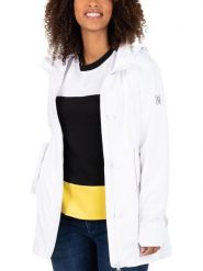 Timezone Parka w kolorze białym rozmiar: L. Białe płaszcze Timezone, l, bez wzorów, bez kaptura. Za 180.49 zł.