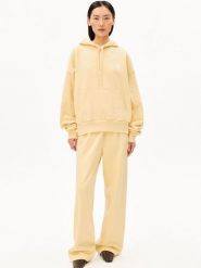 ARMEDANGELS bluza z kapturem Kobiety Bawełna żółty, L. Żółte bluzy ARMEDANGELS, l, bez wzorów, z bawełny, z kapturem. Za 499.95 zł.