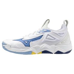 Buty sportowe Mizuno Wave Momentum 3 Siatkówka Białe. Białe buty sportowe lifestyle Mizuno, bez wzorów, z syntetyku, sportowe, bez zapięcia, mizuno wave. W wyprzedaży za 573.40 zł.