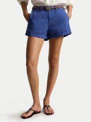 Polo Ralph Lauren Szorty materiałowe 211963798501 Niebieski Straight Fit. Niebieskie szorty Polo Ralph Lauren, bez wzorów, z bawełny. Za 639.99 zł.