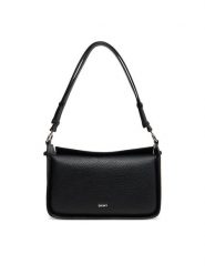 DKNY Torebka Akia R443AH94 Czarny. Czarne torebki klasyczne DKNY, bez wzorów, ze skóry, bez dodatków. Za 359.99 zł.