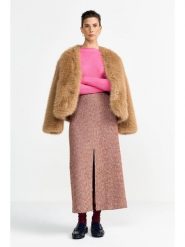 Rich & Royal Wełniany sweter w kolorze różowym rozmiar: XL. Różowe swetry Rich & Royal, xl, bez wzorów, z wełny, bez ramiączek. Za 229.95 zł.