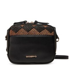 Torebka Gioseppo. Czarne listonoszki Gioseppo, bez wzorów, bez dodatków. Za 139.99 zł.