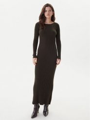 ONLY Sukienka dzianinowa Asta 15373788 Brązowy Regular Fit. Brązowe sukienki ONLY, l, bez wzorów, z dzianiny, bez kołnierzyka, bez ramiączek. Za 199.99 zł.