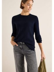 Cecil Sweter w kolorze granatowym rozmiar: XS. Niebieskie swetry Cecil, xs, bez wzorów, bez ramiączek. Za 149.31 zł.