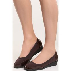 Brązowe Czółenka Ravan. Baleriny marki Born2be. Za 19.99 zł.