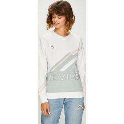 Review - Bluza. Białe bluzy Review, l, z aplikacjami, z bawełny, bez kaptura. W wyprzedaży za 159.90 zł.