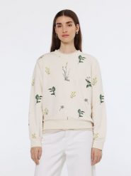 Scotch & Soda Bluza w kolorze kremowym rozmiar: M. Brązowe bluzy bez kaptura Scotch & Soda, m, bez wzorów, bez kaptura. Za 209.82 zł.