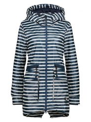 Alife and kickin Parka "Audrey" w kolorze granatowo-białym rozmiar: M. Białe płaszcze Alife and Kickin, m, bez wzorów, bez kaptura. Za 167.28 zł.