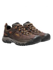 Keen Skórzane buty turystyczne "Targhee" w kolorze brązowym rozmiar: 38. Brązowe trekkingi Keen, bez wzorów, z materiału, bez zapięcia, outdoorowe. Za 506.91 zł.
