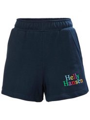 Helly Hansen Szorty dresowe "Core" w kolorze granatowym rozmiar: XL. Niebieskie szorty sportowe Helly Hansen, bez wzorów, z dresówki, z podwyższonym stanem. Za 101.47 zł.
