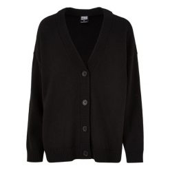 Oversizowy kardigan damski Urban Classics. Brązowe swetry Urban Classics, xl, bez wzorów, z bawełny, bez ramiączek. Za 206.95 zł.