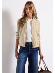 Street One Kurtka w kolorze beżowym rozmiar: 40. Brązowe kurtki Street One, bez wzorów, street, bez kaptura. Za 183.59 zł.