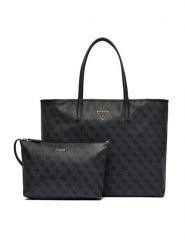 Guess Torebka HWESG9 51429 Szary. Szare shopper bag Guess, z aplikacjami, ze skóry, bez dodatków. Za 489.99 zł.
