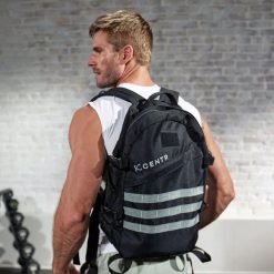 Wielofunkcyjny plecak z obciążeniem do treningu w plenerze – 22,7 kg. Plecaki CENTR, bez wzorów, bez dodatków. Za 474.75 zł.