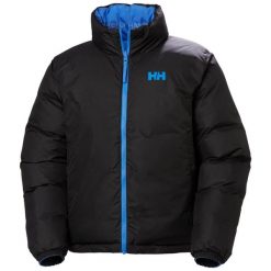 Damska odwracalna kurtka puchowa Helly Hansen Yu 23. Niebieskie kurtki Helly Hansen, bez wzorów, z puchu, eleganckie, bez kaptura. Za 550.70 zł.