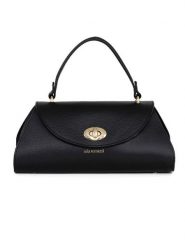 Mia Tomazzi Skórzana torebka "Bardelli" w kolorze czarnym - 33 x 15 x 15 cm rozmiar: onesize. Czarne torebki klasyczne Mia Tomazzi, bez wzorów, z materiału, przez ramię, bez dodatków. Za 304.99 zł.