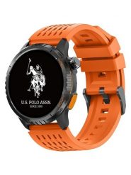 U.S. Polo Assn. Smartwatch w kolorze pomarańczowo-czarnym rozmiar: onesize. Pomarańczowe, cyfrowe zegarki U.S. Polo Assn., metalowe. Za 341.79 zł.