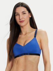 Calvin Klein Underwear Biustonosz bezfiszbinowy 000QF7659E Niebieski. Niebieskie biustonosze Calvin Klein Underwear, bez wzorów, z syntetyku. Za 129.99 zł.