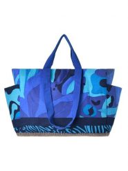BLE Shopper bag w kolorze niebieskim - 48 x 38 x 18 cm rozmiar: onesize. Niebieskie shopper bag BLE, bez wzorów, z materiału, na ramię, bez dodatków. Za 76.22 zł.
