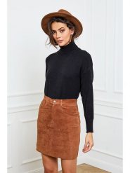 Joséfine Golf "Elona" w kolorze czarnym rozmiar: S. Czarne swetry Joséfine, s, bez wzorów, z kaszmiru, bez ramiączek. Za 266.66 zł.