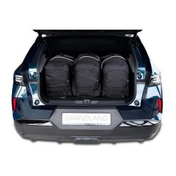 Torby Do Bagażnika Opel Grandland Ev 2024+ 3Szt Kjust. Czarne torby podróżne KJUST, bez wzorów. Za 1,140.00 zł.