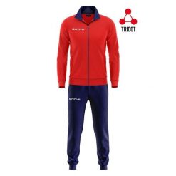 Dres Givova Torino. Niebieskie kombinezony Givova, m, bez wzorów, z dresówki, bez kołnierzyka, bez ramiączek. Za 115.19 zł.