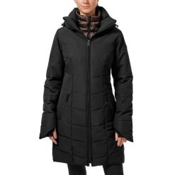 Damska długa kurtka Equestrian Stockholm Denali. Czarne kurtki EQUESTRIAN STOCKHOLM, bez wzorów, z puchu, sportowe, bez kaptura. Za 1,520.85 zł.