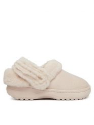 Crocs Klapki Classic Unfurgettable Vegan Suede Clog 212106 Brązowy. Brązowe klapki Crocs, bez wzorów, z tworzywa sztucznego, bez obcasa, bez zapięcia. Za 299.99 zł.