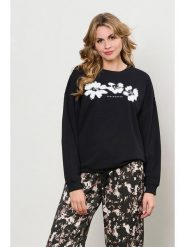 &Co Woman Bluza "Siena" w kolorze czarnym rozmiar: XL. Czarne bluzy &Co Woman, xl, bez wzorów, bez ramiączek, bez kaptura. Za 210.32 zł.