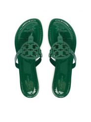 Tory Burch Japonki 76734 Beżowy. Brązowe japonki Tory Burch, bez wzorów, ze skóry. Za 1,149.00 zł.