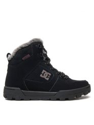DC Shoes Trzewiki Manteca 4 ADJB100012-BK2 Czarny. Czarne botki DC Shoes, bez wzorów, ze skóry, bez obcasa, na płaskiej podeszwie, bez zapięcia. Za 259.99 zł.