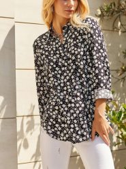 LA Angels Koszula w kolorze czarnym rozmiar: M. Czarne koszule LA Angels, m, bez wzorów, z wiskozy, bez kołnierzyka, bez ramiączek. Za 86.99 zł.