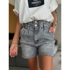 Shorts Paradise Grey. Szare szorty ClothStore, bez wzorów, z bawełny. Za 129.00 zł.