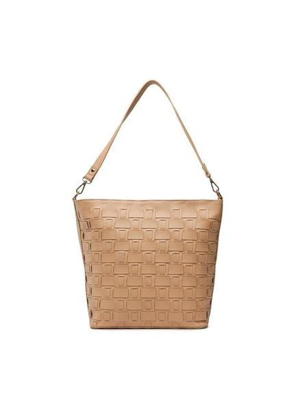 Jenny Fairy Torebka MJT-J-036-03 Beżowy. Brązowe torebki klasyczne Jenny Fairy, bez wzorów, ze skóry, bez dodatków. Za 179.99 zł.