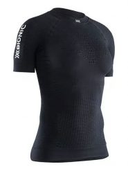 X-Bionic Koszulka kolarska w kolorze czarnym rozmiar: M. Czarne t-shirty sportowe X BIONIC, m, bez wzorów, z materiału, bez ramiączek, rowerowe. Za 352.21 zł.