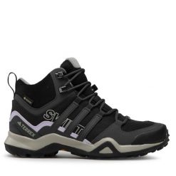 Trekkingi adidas. Czarne buty trekkingowe adidas, z gore-texu, bez zapięcia. Za 579.99 zł.