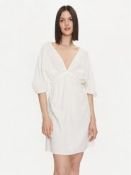 United Colors Of Benetton Sukienka letnia 4XEA5V01N Écru Regular Fit. Sukienki United Colors Of Benetton, xs, bez wzorów, z bawełny, bez kołnierzyka, bez ramiączek. Za 219.99 zł.