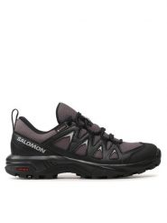 Salomon Trekkingi X Braze Gtx GORE-TEX L47180700 Szary. Szare buty trekkingowe Salomon, z gore-texu, bez zapięcia. Za 339.99 zł.