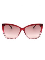 Jimmy Choo Damskie okulary przeciwsłoneczne w kolorze czerwono-złoto-jasnoróżowym rozmiar: 58. Czerwone okulary przeciwsłoneczne Jimmy Choo, bez wzorów, z tworzywa sztucznego, metalowe. Za 364.95 zł.