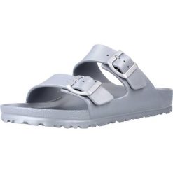 Kapcie Birkenstock Arizona Eva Damskie. Szare kapcie Birkenstock, bez wzorów, z materiału. Za 188.10 zł.