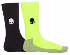 Skarpety tenisowe dla dorosłych 2pak Hydrogen Tennis Socks 2P. Czarne skarpetki HYDROGEN, bez wzorów, z bawełny. Za 139.00 zł.