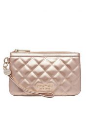 Nine West Torebka LILLA1 Złoty. Żółte kopertówki Nine West, bez wzorów, ze skóry, wizytowe, bez dodatków. Za 99.99 zł.