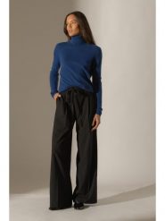 Perfect Cashmere Kaszmirowy golf w kolorze granatowym rozmiar: XL. Niebieskie swetry Perfect Cashmere, xl, bez wzorów, z kaszmiru, bez ramiączek. Za 347.99 zł.