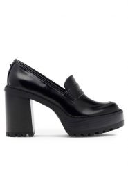 Nine West Półbuty NAHIDA 13151T Czarny. Czarne półbuty wsuwane Nine West, bez wzorów, z syntetyku, bez obcasa, na obcasie. Za 229.99 zł.